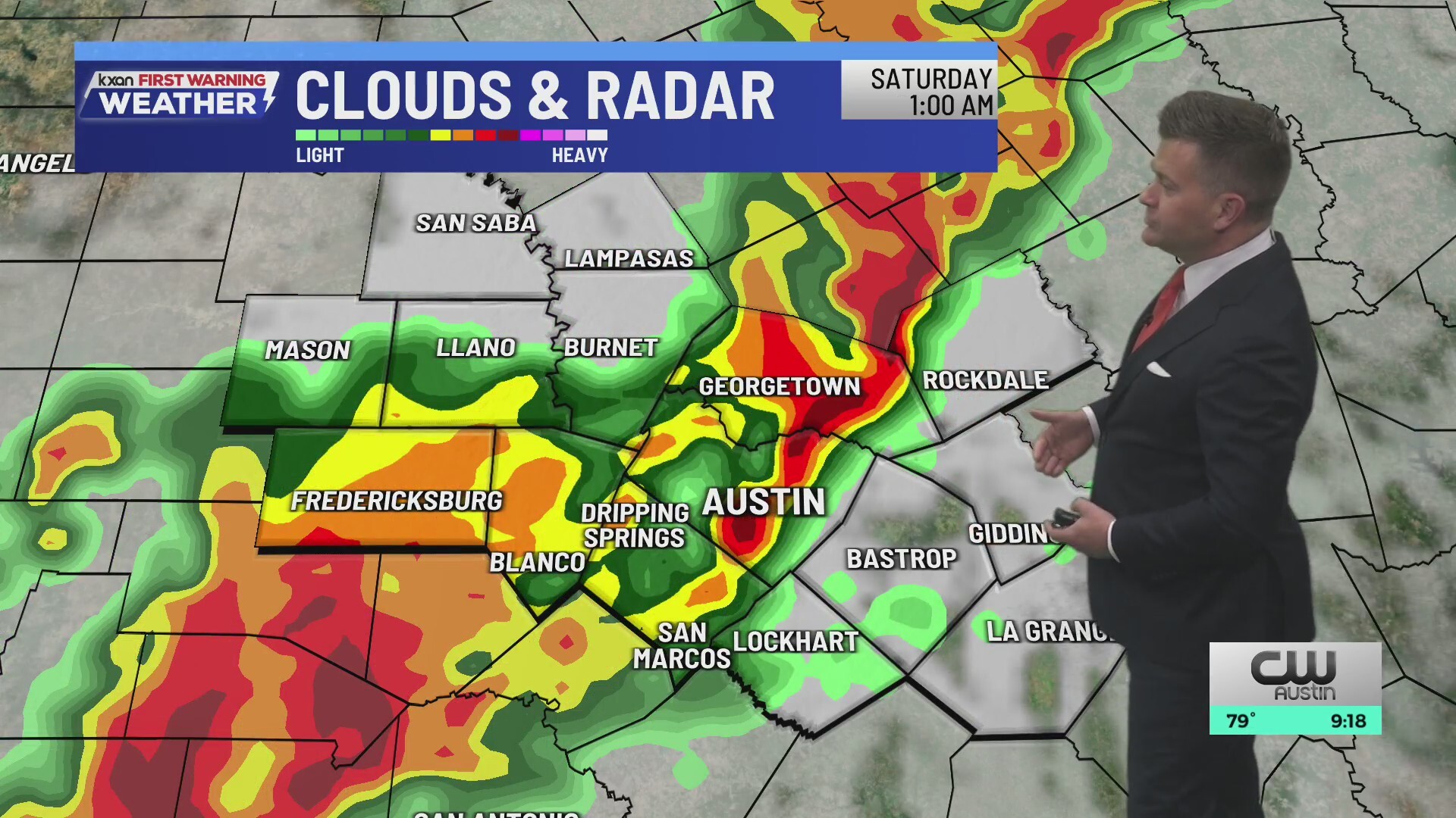 Strong storms marching through Central Texas tonight | KXAN Forecast ...