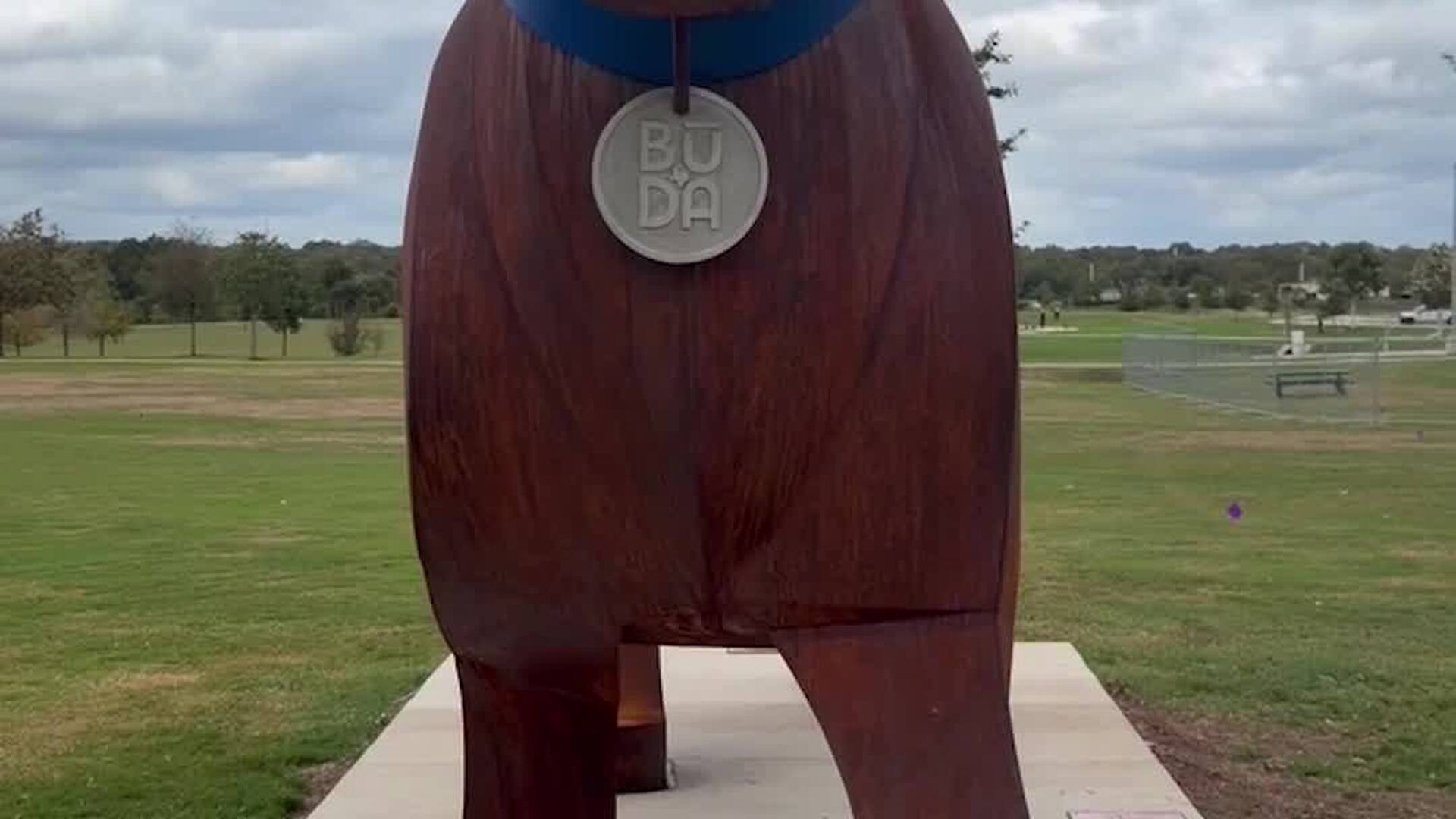 City unveils wiener dog statue in Buda City Park #dachshunds #publicart ...