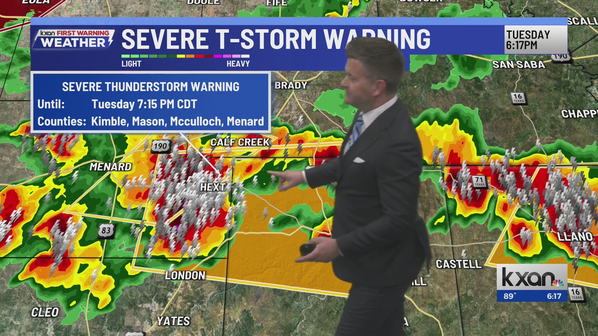 Severe Thunderstorm Warnings issued in the Hill Country | May 19 KXAN ...