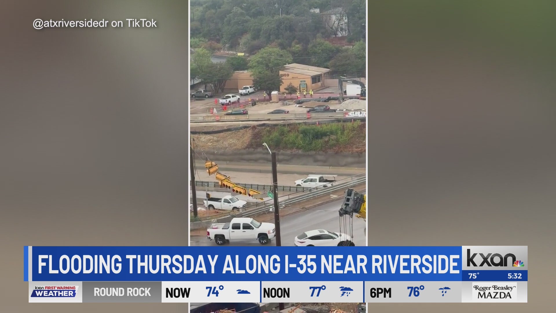Traffic Alert: 1 lane open after bridge strike at Southbound I-35 ...