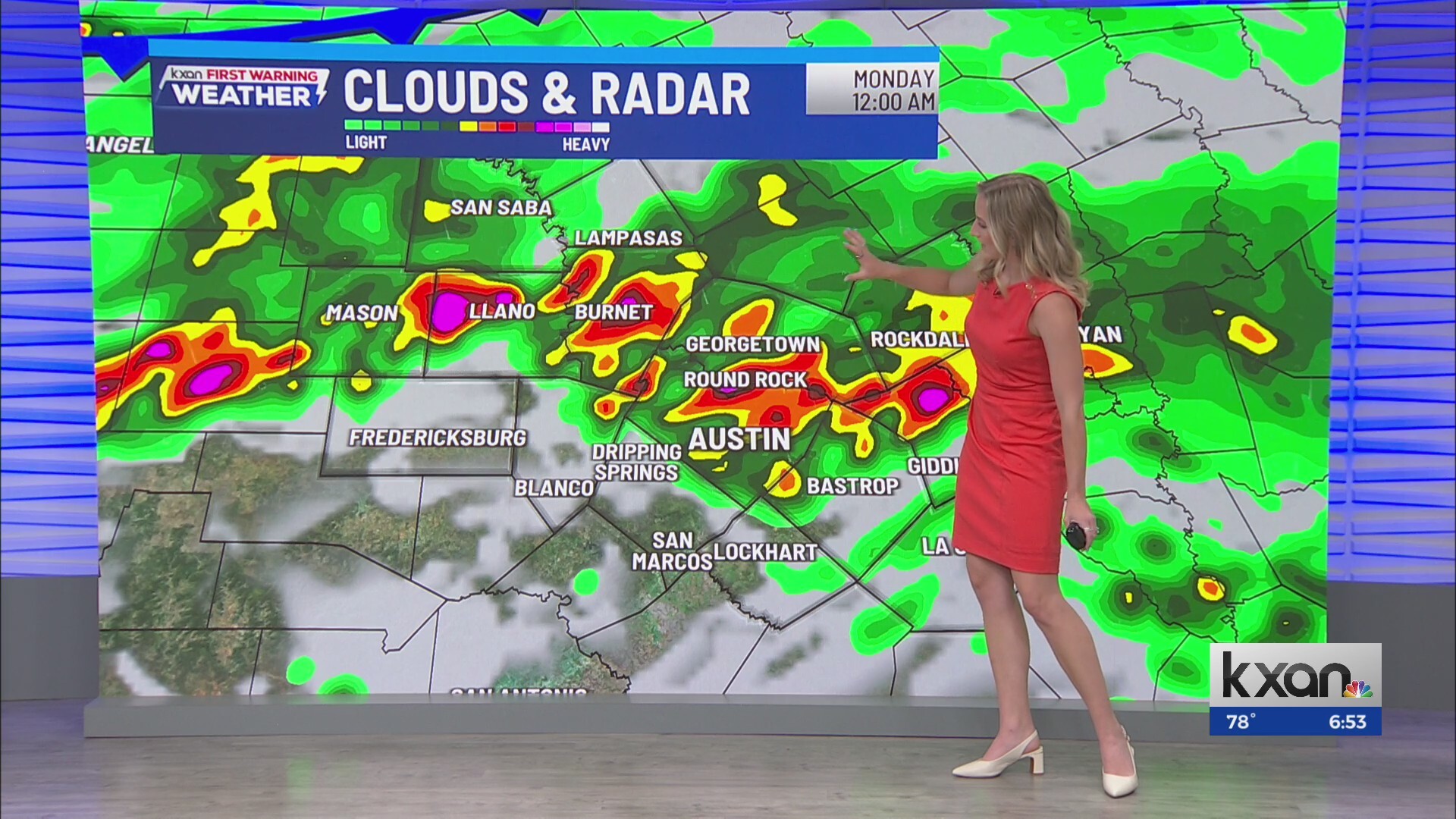 Heavy rain and flood threat through the start of the work week – KXAN ...
