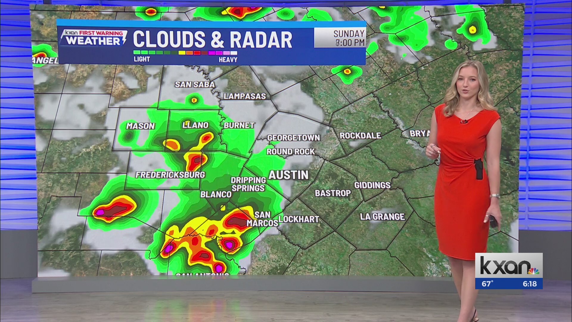 Warm with scattered showers and storms through Memorial Day – KXAN Austin