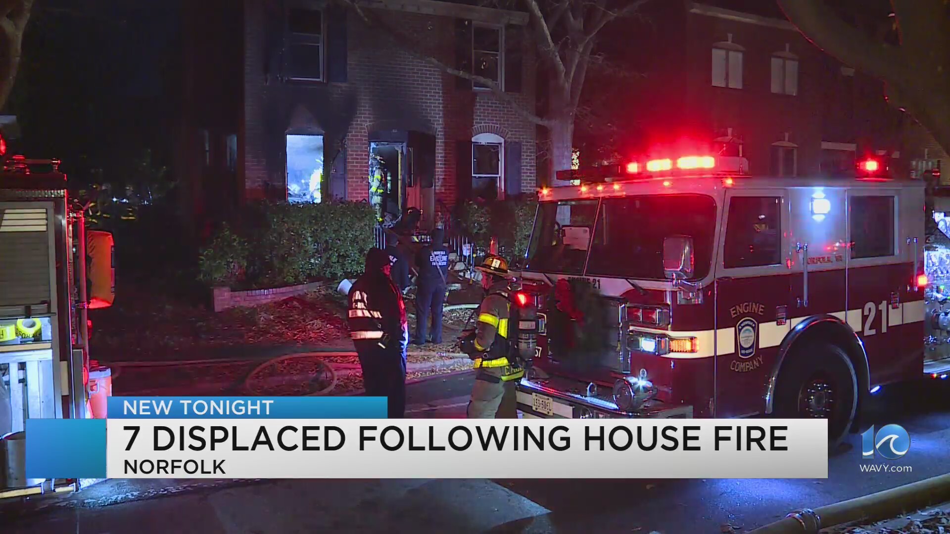 Four adults and three children displaced by Norfolk house fire – WAVY.com