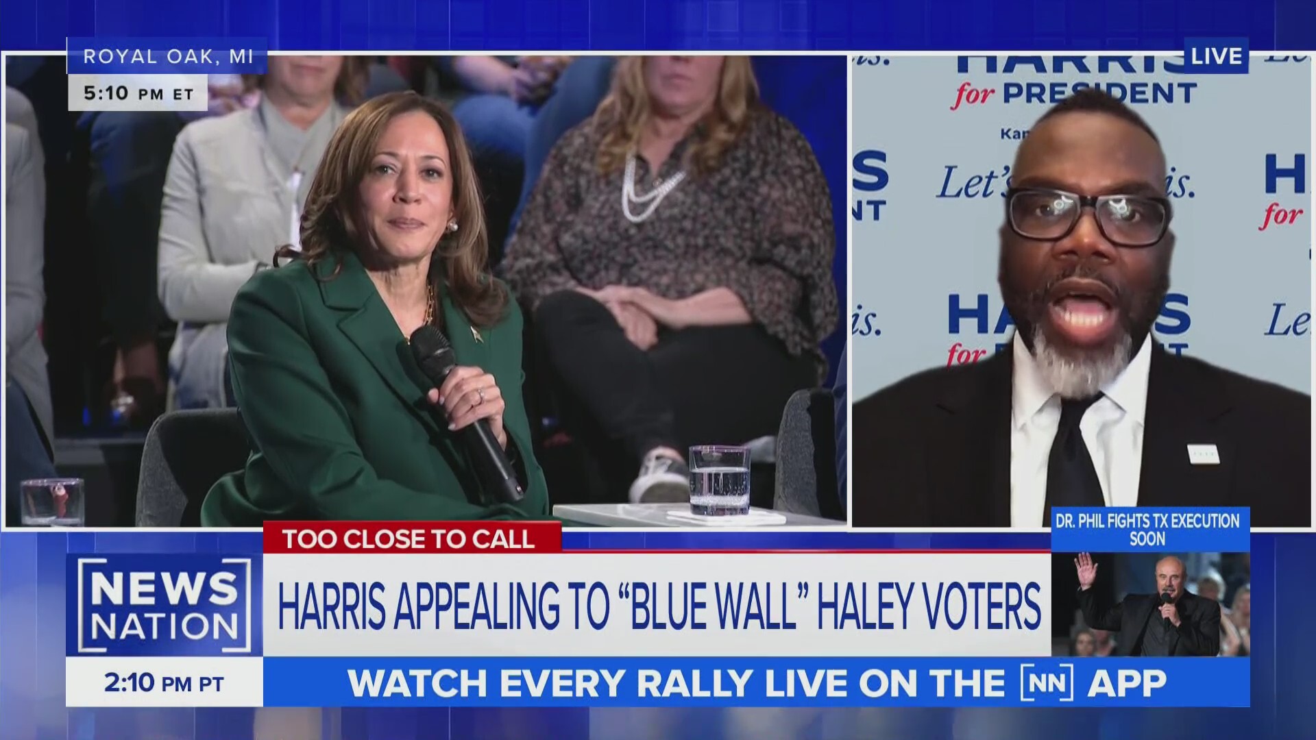 Harris campaigns in bipartisan appeal to undecided Republican voters ...