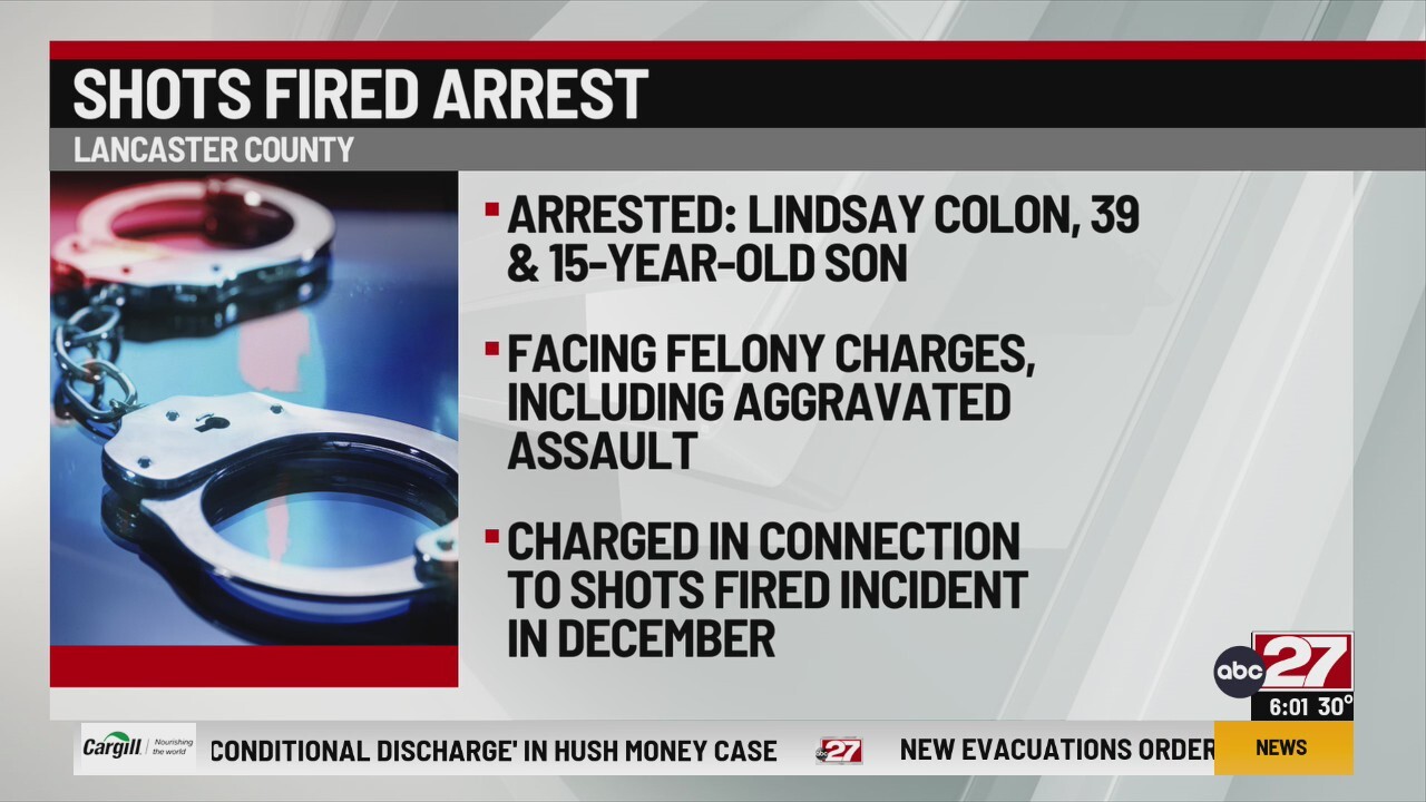 Mother, son arrested in connection to Lancaster shooting – ABC27