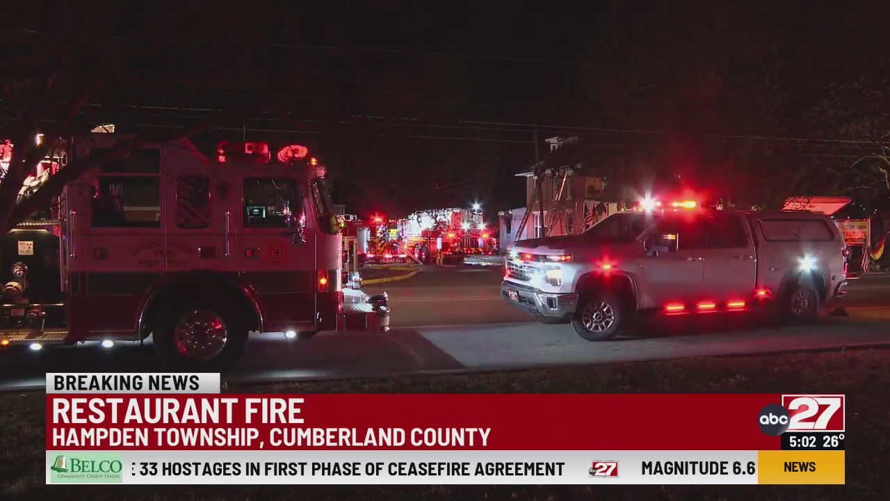 Crews battle restaurant fire in Cumberland County – ABC27
